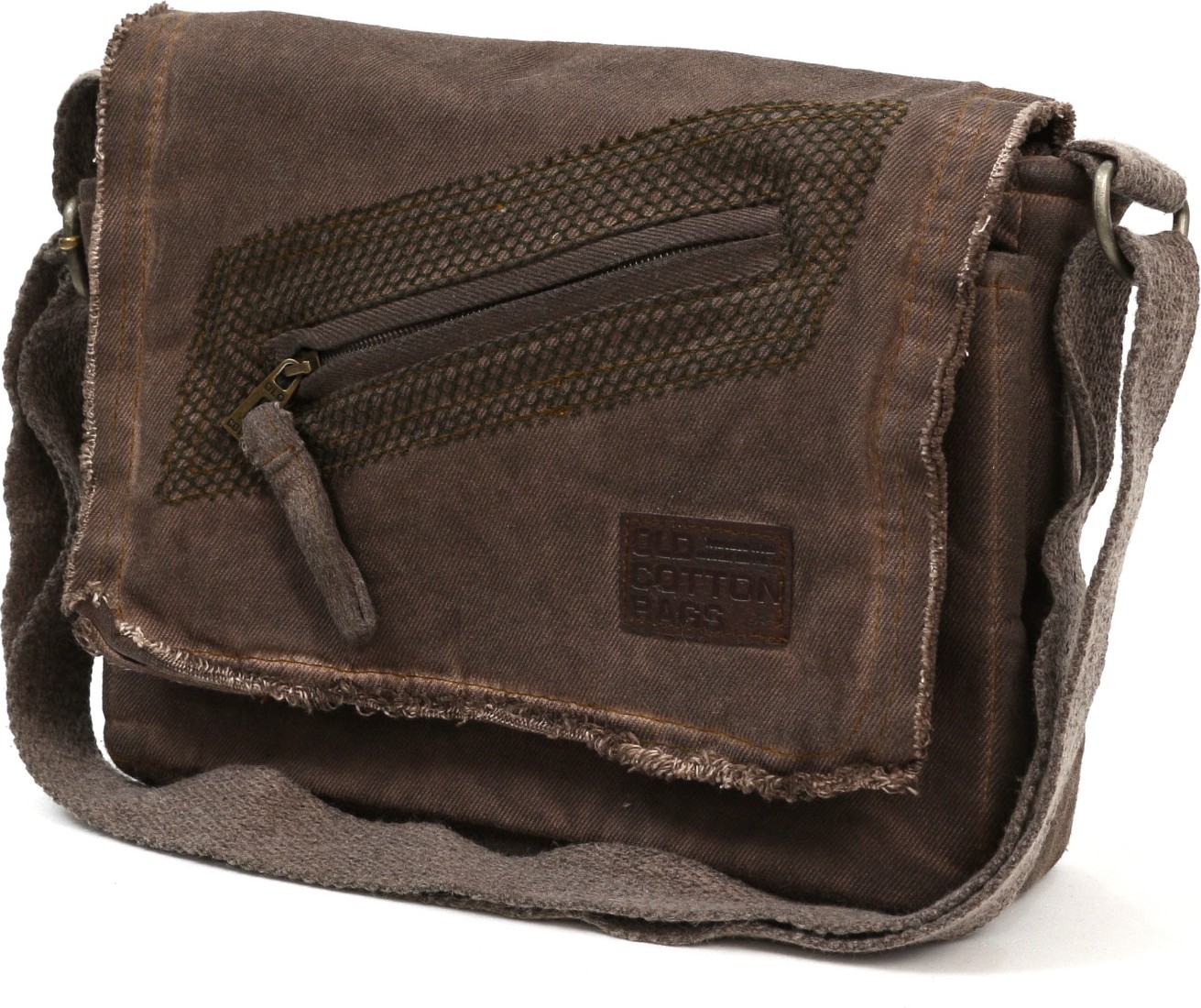 Old Cotton Cargo 7136 Küçük Omuz Çantası Kanvas Bag Okul Tablet Çantası