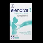 Elenatal Elenatal3 30 Kapsül Doğum Sonrası Emzirme İçin Multivitamin ve Omega-3 Takviyesi