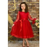 Abiye Kids Mor Prenses Model Çocuk Abiye