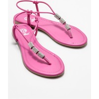 Elle Shoes Fuşya Kadın Düz Sandalet