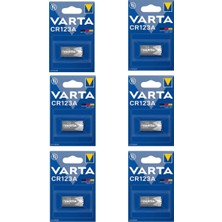 Varta 6205 123 A 3V Lityum Pil  6 Adet Aydos