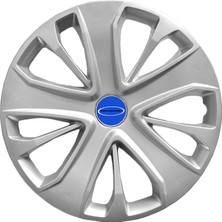 PackGar Ford Focus 15 Inç Jant Kapağı Amblemli Gri 4 Adet 1 Takım 138