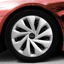 Opel 14 Inç Uyumlu Jant Kapağı Amblemli Gri 4'lü Takım 129