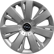 PackGar Opel Calibra 15 Inç Jant Kapağı Amblemli Gri 4'lü Set 114
