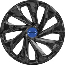 Ford Courier 15 Inç Uyumlu Jant Kapağı Amblemli Piano Black 4 Adet 1 Takım 217