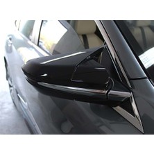 Hasakman Honda Civic Fc5 Batman Yarasa Ayna Kapağı Piano Black 2016 2017 2018 2019 2020 2021