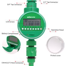 Kkmoon Outlet Programlanabilir Hortum Musluk Zamanlayıcı - Yeşil (Yurt Dışından)
