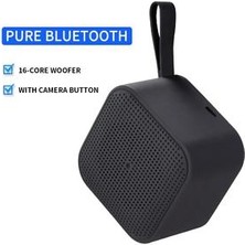 Xinhang Bluetooth Hoparlör Hıfı Metal Mini Taşınabilir Kablosuz Müzik Play Hoparlör Açık Aux Fm Radyo Bilgisayar Stereo Hoparlör | Taşınabilir Hoparlörler Siyah (Yurt Dışından)