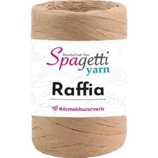 Spagetti Yarn Bej Raffia Ip