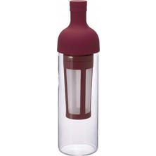 Hario Cold Brew Coffee Filter In Bottle (Cranberry Red)