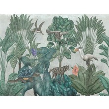 Eko Dekor Botanik Özel Tasarım Duvar Kağıdı Vinil