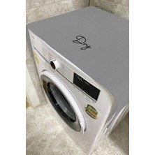 Hanles Gri Dry Nakış Işlemeli Kurutma Makina Örtüsü