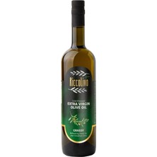 Riccolivo Premium Natürel Sızma Zeytinyağı Yeşil (Çimensi) 750 ml Cam Şişe - Erken Hasat - Soğuk Sıkım - Taze Çimen ve Biber Tatlarıyla Ön Plana Çıkar - Kahvaltı Keyfinize Ferah Bir Lezzet Katar