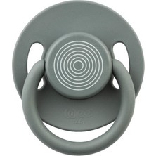 Wee Baby Cool Yuvarlak Uçlu Silikon Emzik No:3 18+ Ay Gri