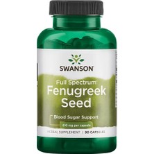 Swanson Fenugreek Seed Full Spectrum 610 Mg 90 Kapsul  Abd