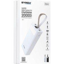 Syrox 20.000 Mah. LED / El Fener Powerbank