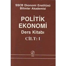 Politik Ekonomi Ders Kitabı Cilt:1
