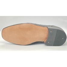 Adnan Shoes Erkek  Deri  Dikişli Kösele El Yapımı Örgülü Ayakkabı