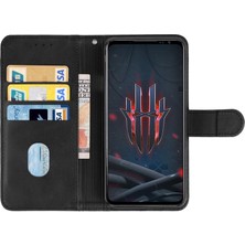 Zunhai Zte Nubia Red Magic 6s Pro Black Için Deri Telefon Kılıfı (Yurt Dışından)