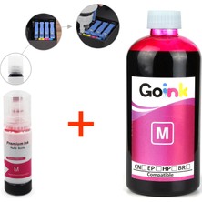 Goink Epson 103 Için Mürekkep 500 ml Kırmızı + 70 ml