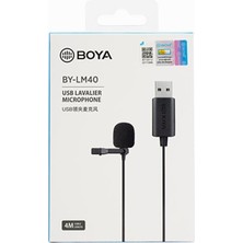 Boya BY-LM40 Dijital USB Yaka Mikrofonu