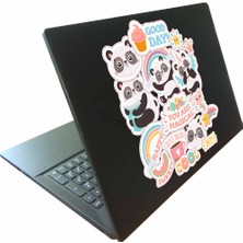 Steep Rock Design Pandalı Etiket / Laptop Notebook Kask Valiz Defter Sticker Seti