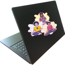 Steep Rock Design Meditasyon Etiket Seti / Laptop Notebook Kask Valiz Defter Sticker Seti