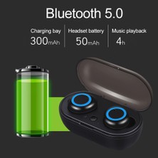 Kaifachagd Tws-03 Kablosuz Bluetooth Uyumlu 5.0 Hıfı Sterolu Kulaklık - Siyah (Yurt Dışından)