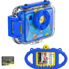 Blitzwolf 1080P Çocuk Sport Dijital Fotoğraf Makinesi ve Kamera 16GB Hafıza Kart Hediyeli ALL-35186