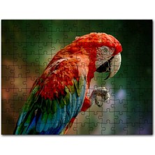 Cakapuzzle Uzun Yeşil Yapraklar ve Sarı Çiçek 500 Parça Puzzle Yapboz Mdf (Ahşap)