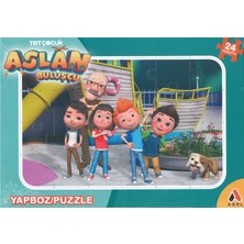 Adel Trt Çocuk Aslan 24 Parça Frame Puzzle (24X34CM)-2022