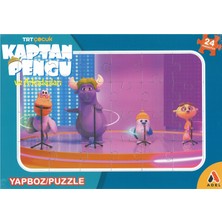 Adel Trt Çocuk Kaptan Pengu 24 Parça Frame Puzzle (24X34CM)-2022