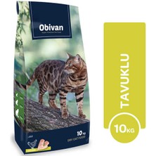 Obivan Adult Cat Tavuklu Kedi Maması 10 kg