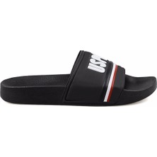 U.S. Polo Assn. Erkek Terlik Siyah Günlük Kullanım İçin Konforlu Hafif Tasarım 42 Numaralı 101207796