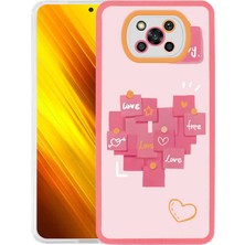 KZY Xiaomi Poco X3 Kapak Kamera Korumalı Love Story Desenli Ultra Ince Silikon Kılıf