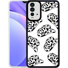 KZY Xiaomi Redmi 9t Kapak Kamera Korumalı Şapka Desenli Ultra Ince Silikon Kılıf