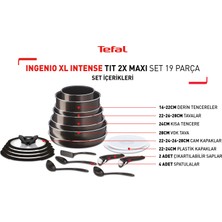 Tefal L15099 Ingenio Titanyum 2X XL Intense Maxi Tava ve Tencere Seti 19 Parça - 2100125500