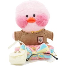 PopŞeker Lalafanfan Duck Sevimli Ördek Lalafanfan Peluş Oyuncak 32CM.