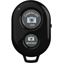 Wozlo Bluetooth Uzaktan Kumanda Pilli Tüm Telefonlara Uyumlu Video Selfie Fotoğraf Çekme Selfimatik