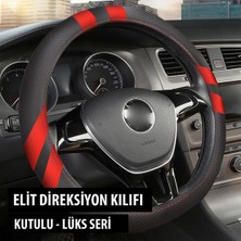 Garaj Marketim Elit Direksiyon Kılıfı Kırmızı Kutulu - Geçme