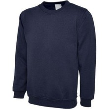 Wio Uniform Pamuklu  Uzun Kollu Sweat, Hemşire Sweat - Unisex,lacivert
