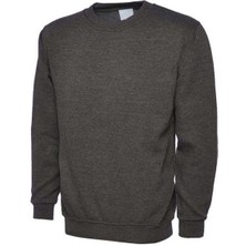 Wio Uniform Pamuklu Uzun Kollu Sweat, Hemşire Sweat - Unisex,gri