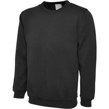 Pamuklu Uzun Kollu Sweat, Hemşire Sweat - Unisex,siyah