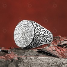 Modasilvers 925 Ayar Gümüş Esma-Ül Hüsna Erkek Yüzük