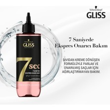 Gliss  7sec Ekspres Onarıcı Bakım Split Hair Miracle Sıvı Saç Bakım Kremi 200 Ml X 2 Adet