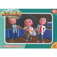 Adel Trt Çocuk Aslan 24 Parça Frame Puzzle (24X34CM)-2022