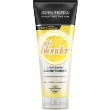John Frieda Sarı Saçlara Özel Işıltı Veren Saç Bakım Kremi+Şampuan+Sarı Saçlara Özel Renk Açıcı Sprey