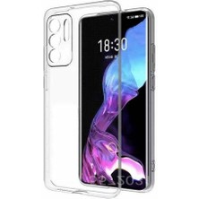 Smody Oppo A55 5g Kılıf Kamera Korumalı Şeffaf Silikon +Kırılmaz Cam Ekran Koruyucu