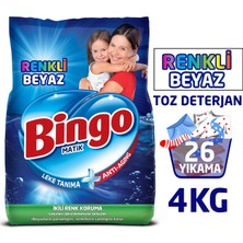 Avantajlı Çamaşır Bakım Seti: Bingo Toz Deterjan 4kg + Sıvı Deterjan 2L + Çamaşır Yumuşatıcısı