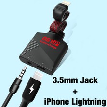 Plextone Gs1 iPhone Mıknatıslı Lightning To 3.5mm Kulaklık + Hızlı Şarj Adaptörü ALL-35153